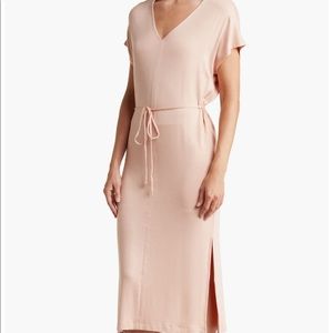NWT Vince V Neck Dress in Lily Blush